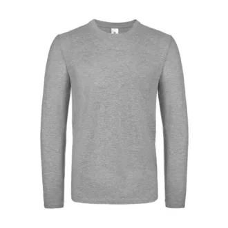   Gildan Ring Spun férfi hosszú ujjú póló – szürke – XL