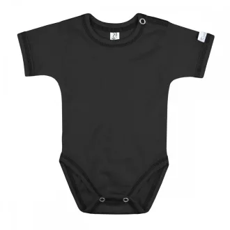 Heldin rövid ujjú BODY - Fekete - 56