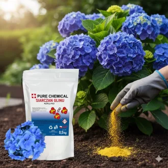 Kékitő - hortenzia - kén 0,5 kg/ csomag – Növény, virág- és gyümölcstápok