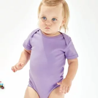 Impidimpi rövid ujjú BODY - Világos Lila - 86-92