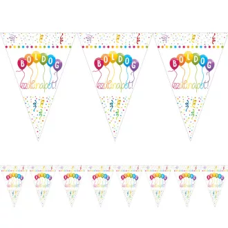 Boldog Szülinapot! Streamers Parti Zászlófüzér - 5 m – Boldog Szülinapot Party