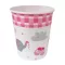 Rózsaszín Elefántos Parti Papír Pohár - 250 ml, 6 db-os