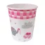 Rózsaszín Elefántos Parti Papír Pohár - 250 ml, 6 db-os – Első Szülinapi Party