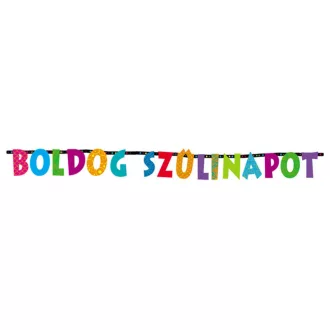 Boldog Szülinapot - Betűfüzér - 2,3 m – Boldog Szülinapot Party