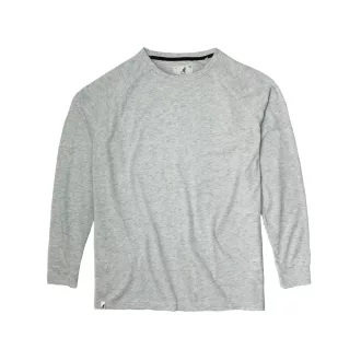   Mantis HM46 GYEREK hosszú ujjú, környakú póló - Melírozott szürke - 4-5 éves