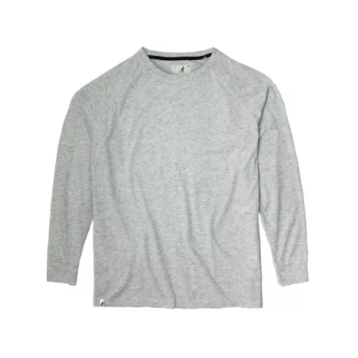 Mantis HM46 GYEREK hosszú ujjú, környakú póló - Melírozott szürke - 4-5 éves