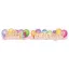Boldog 1. Szülinapot! Léggömb Mintás Rózsaszín Lányos Banner – 27 cm – Első Szülinapi Party