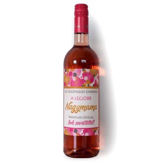 A legjobb Nagymama borosüveg címke, 2 db-os