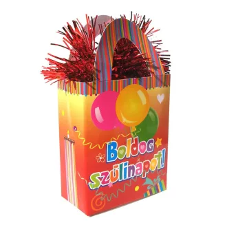   Boldog Szülinapot Színes Ajándéktasak Léggömbsúly - 120 gramm