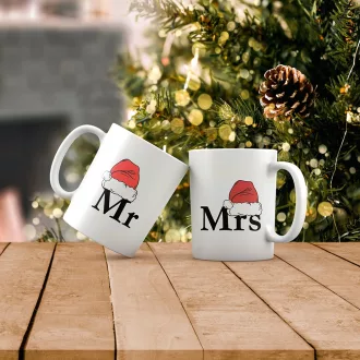 Bögreszett- Mr és Mrs – Karácsonyi bögrék