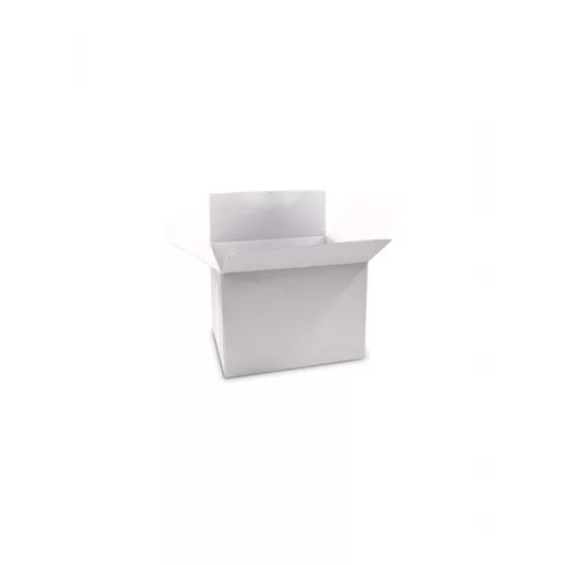 Fehér Meglepetés Doboz 22 inch-es Héliumos Bubble Lufihoz - 53 x 45 x 39 cm