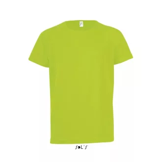 Sols 01166 GYEREK rövid ujjú, környakú póló - Neon Zöld - 6 éves