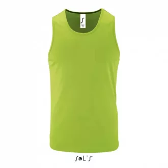 Sols 01223 férfi ujjatlan trikó – Neon Zöld – M