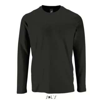 Sols 02074 férfi hosszú ujjú póló – Deep Fekete – XL