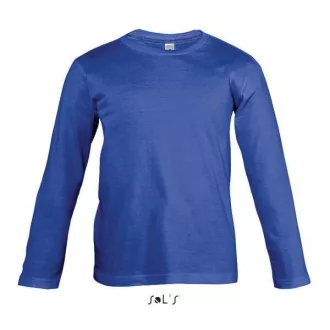  Sols 11415 GYEREK hosszú ujjú, környakú póló - Királykék - 6 éves