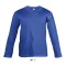 Sols 11415 GYEREK hosszú ujjú, környakú póló - Királykék - 6 éves