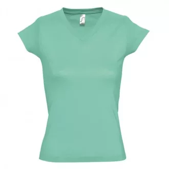   Sols 11388 NŐI rövid ujjú V-nyakú póló - Menta zöld- XL