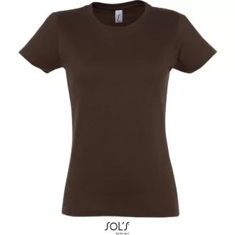 Sols 11502 NŐI rövid ujjú környakú póló - Barna- M