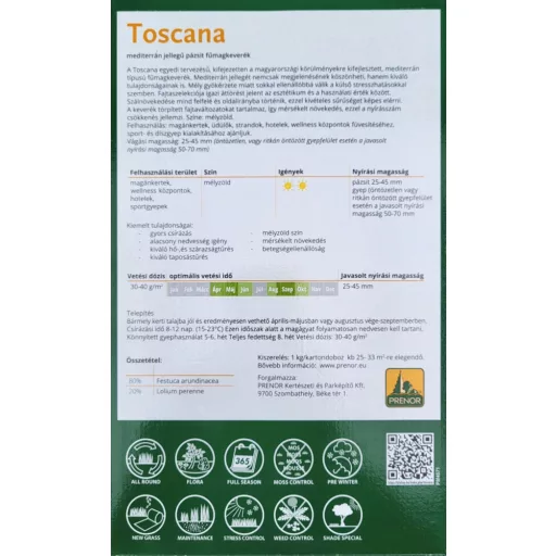 ICL Landscaper Pro Toscana mediterrán fűmag 1 kg (25-40 m²)