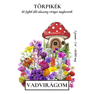 TÖRPIKÉK 30 fajból álló alacsony magkeverék 5 gramm – Palántázás