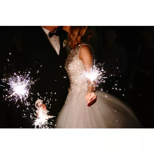 Rózsaarany - Rosegold Csillagszóró - 30 cm-es