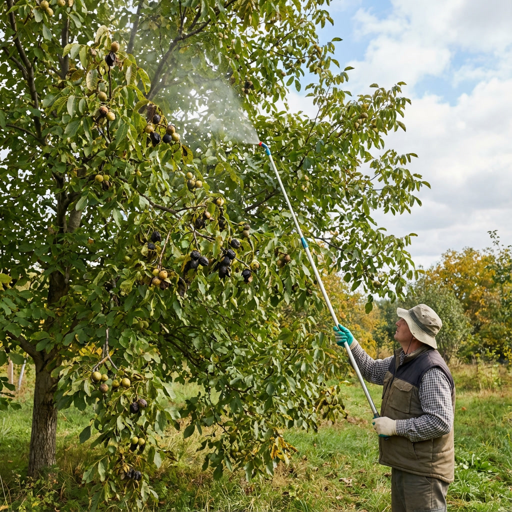Dióburok-fúrólégy: Hogyan mentsük meg a diótermést?