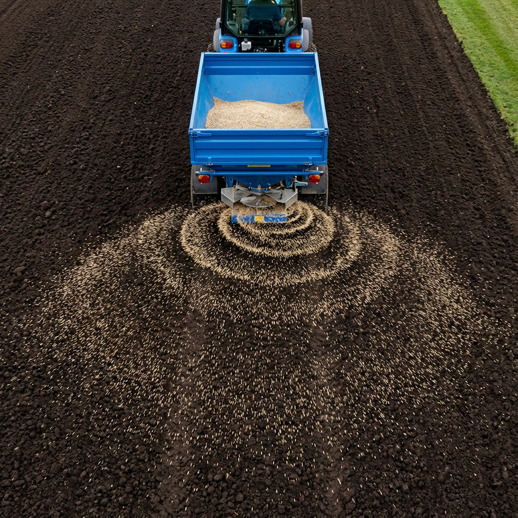 Fűmag szórása: Kézzel vagy géppel lesz egyenletesebb?
