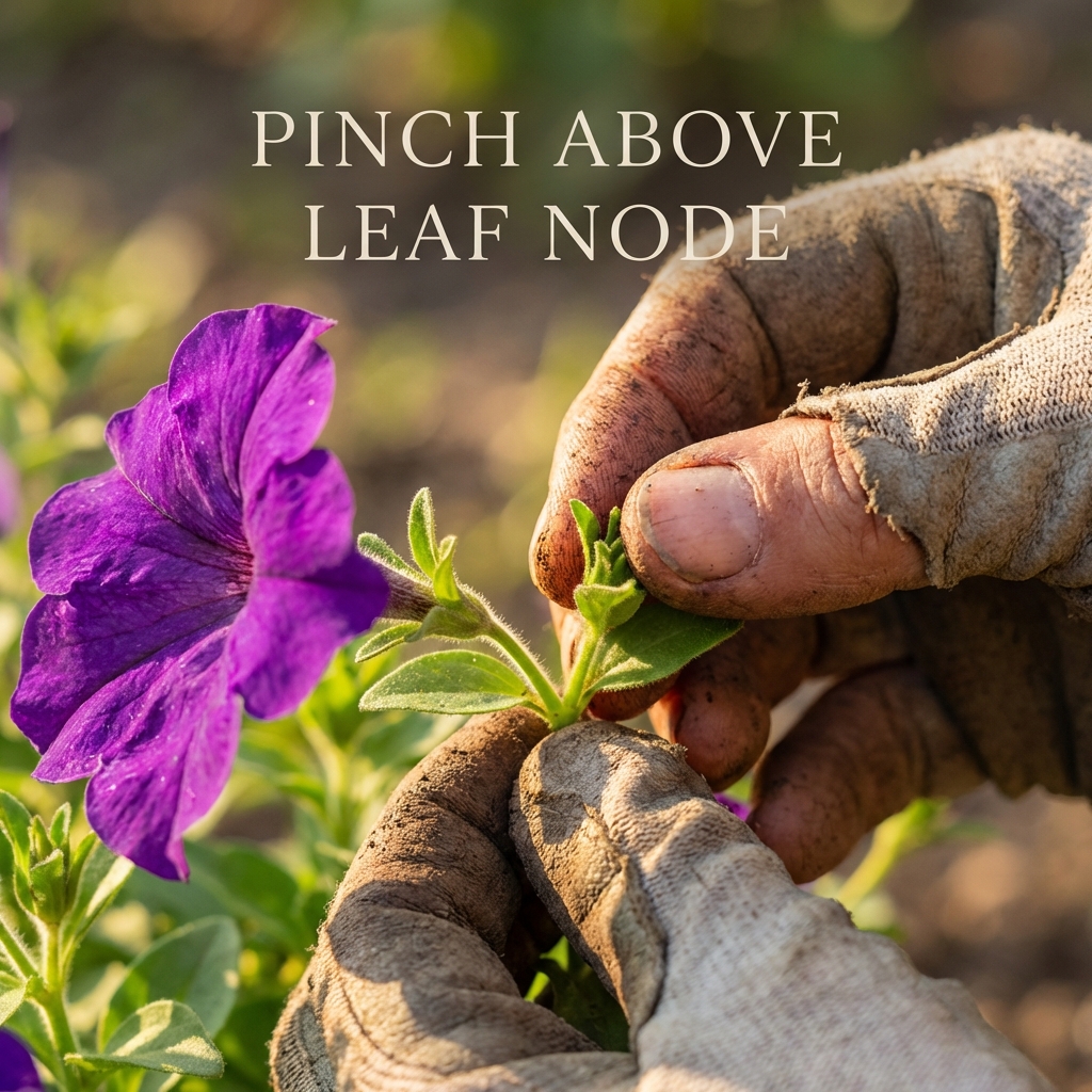 Hogyan legyen dús a petúniám? – A pincírozás és tisztítás