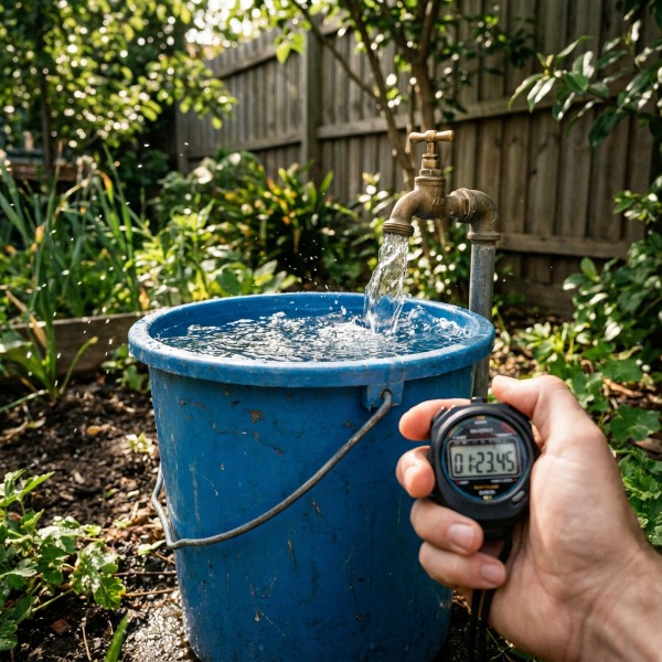 Hogyan mérjem meg a kút vízhozamát házilag (vödör-teszt)?
