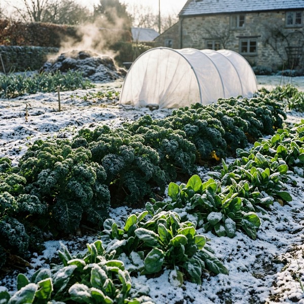 Konyhakert télen is? – Másodvetések és téli védelem