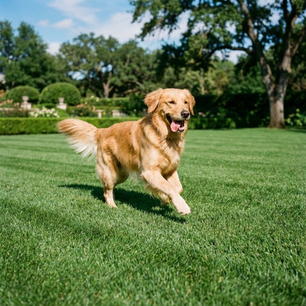 Kutyabarát gyep telepítése: Hogyan bírja a fű a négylábúakat?