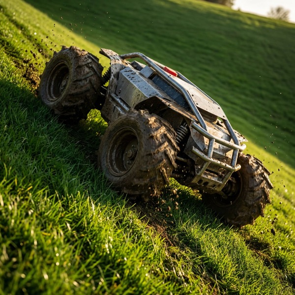 Meredek rézsűk és domboldalak – Miért nem elég a kétkerék-hajtás?