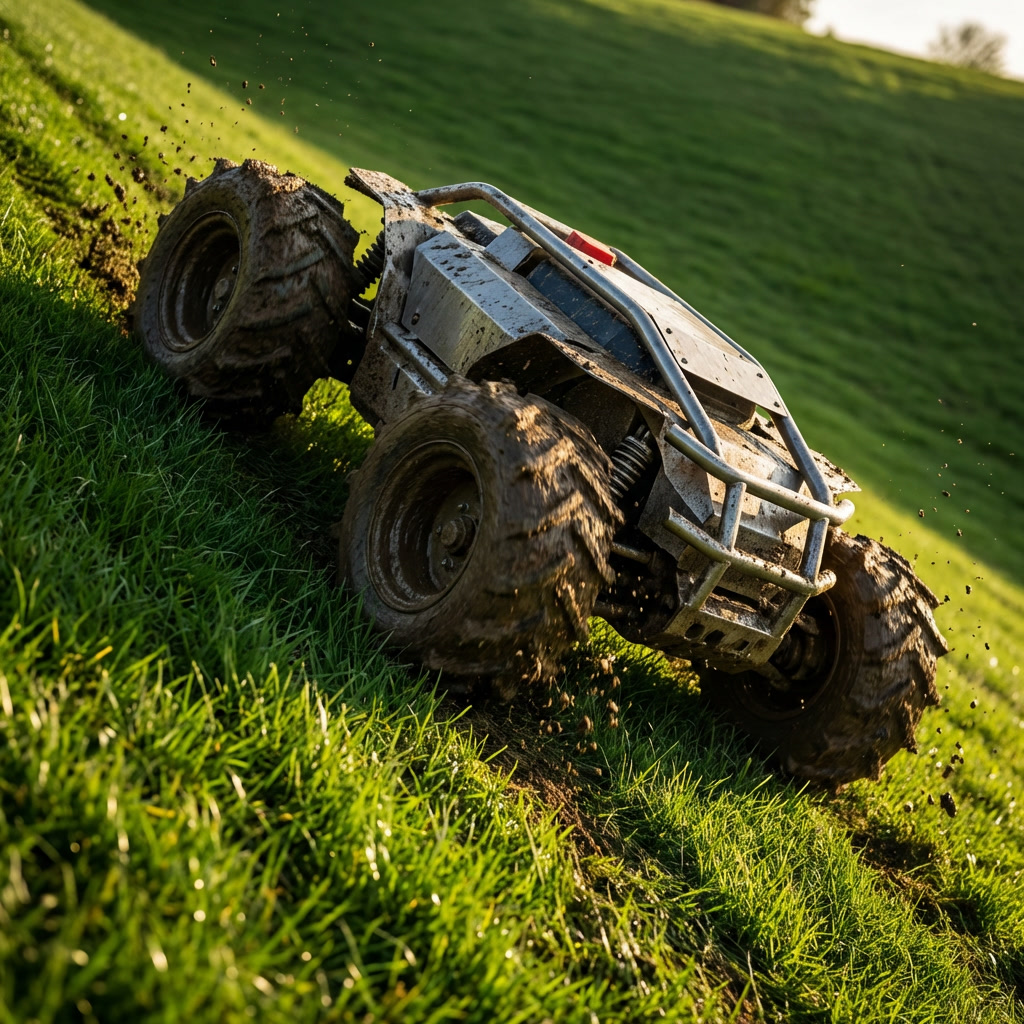 Meredek rézsűk és domboldalak – Miért nem elég a kétkerék-hajtás?