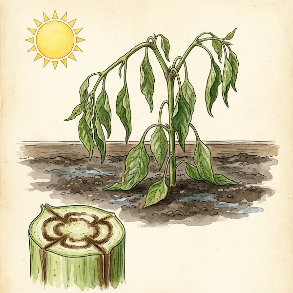 Miért szárad ki a növényem egyik napról a másikra? – A fuzárium és verticillium