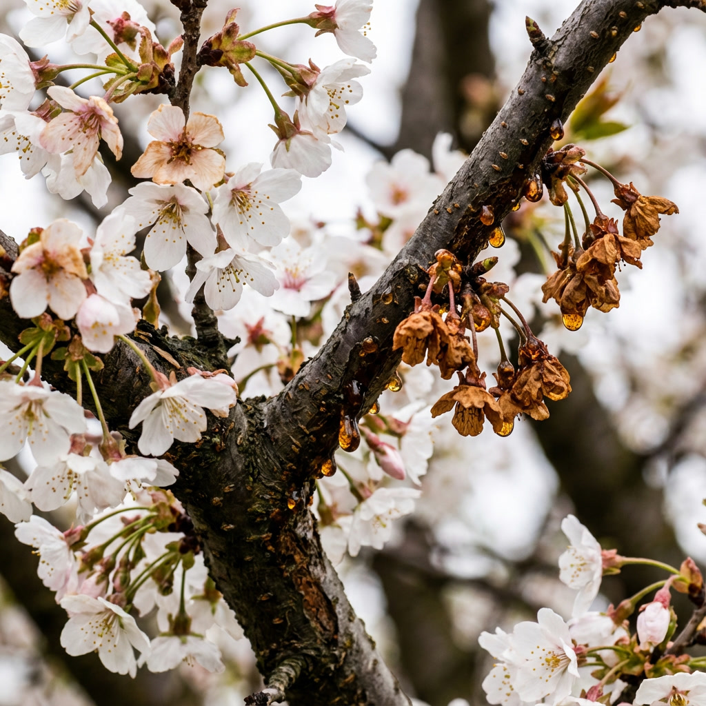 Monília: Miért száradnak el a meggyfa ágai virágzás után?