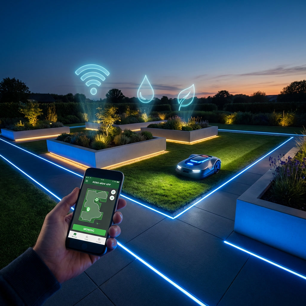 Okosotthon a kertben: App-vezérlés és automatizáció