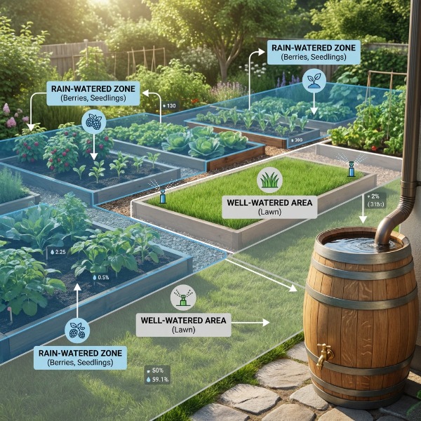 Öntözési rend esővízzel – Mire elég a tartalékunk?