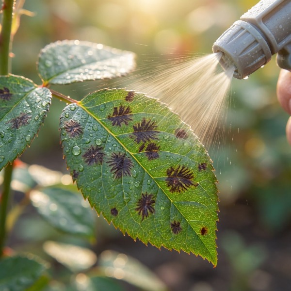 Rózsaápolás: Harc a fekete foltosság és a rozsda ellen