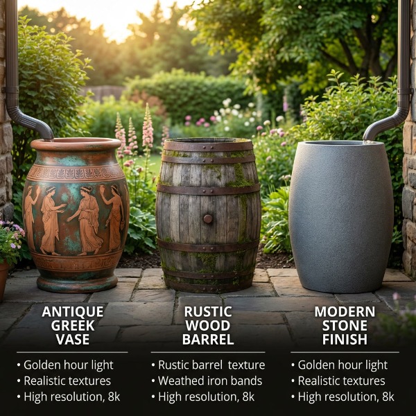 Tartályok anyagtana – Műanyag, fa hatás vagy kőmintázat?