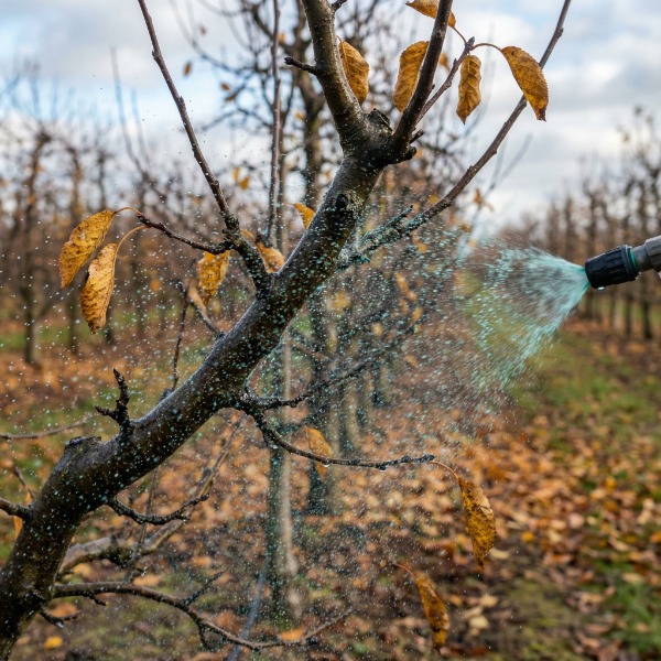 Miért elengedhetetlen az őszi lemosó permetezés a gyümölcsösben?
